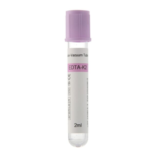 Non Vacuum EDTA K2 Tubes