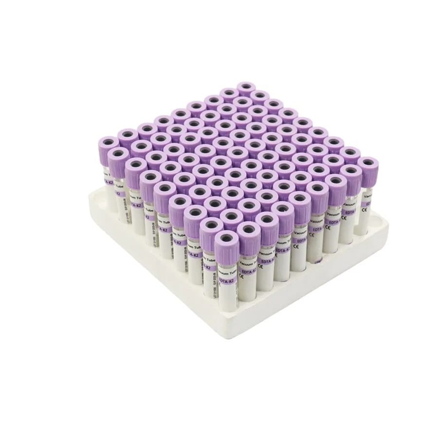 Lavender Top EDTA Vacuum Blood Collection Tube