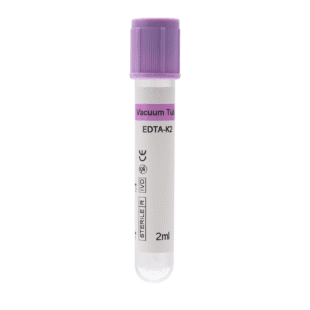 Disposable Sterile EDTA K2 / K3 Vacuum Blood Collection Tubes