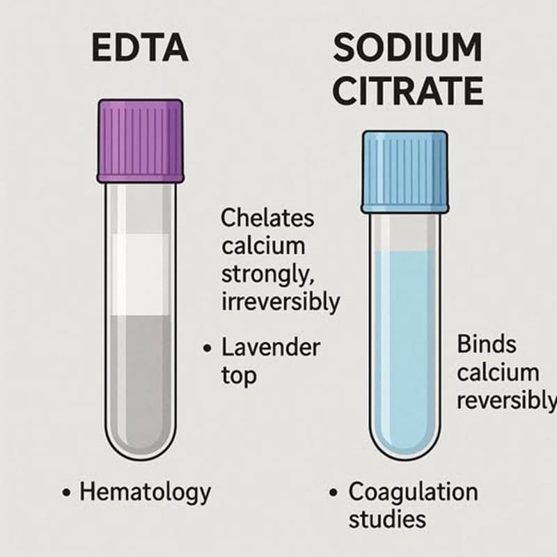 EDTA and Sodium Citrate