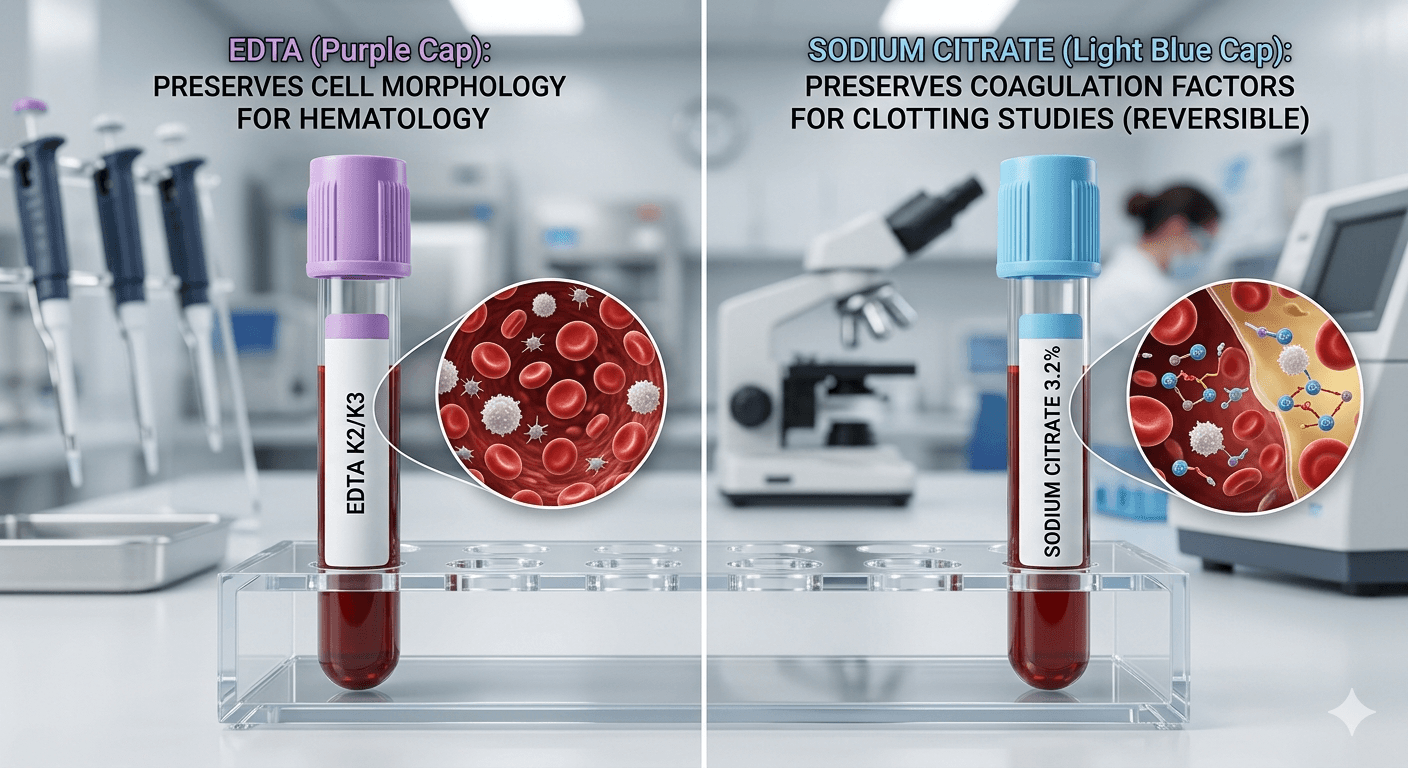 Top EDTA Vacuum Blood Collection Tube