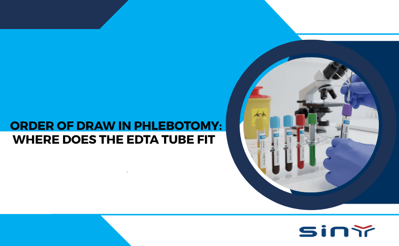 Order of Draw in phlebotomy where does the edta tube fit