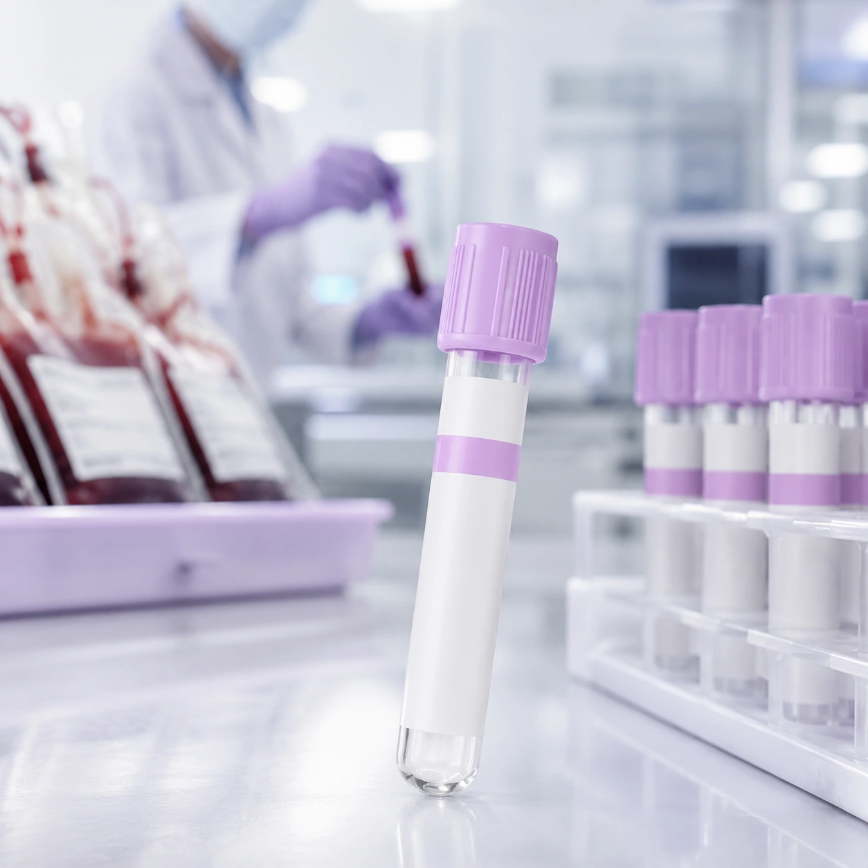 EDTA Tubes for Blood Banking and Transfusion
